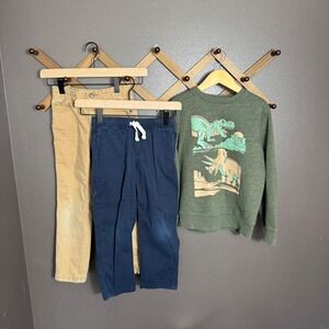 Kids Cat & Jack Straight Pants Size 6 Jumping Beans Dinosaur Sweatshirt Size 8